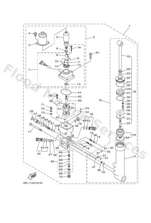 Diagram for POWER TRIM & TILT ASSY