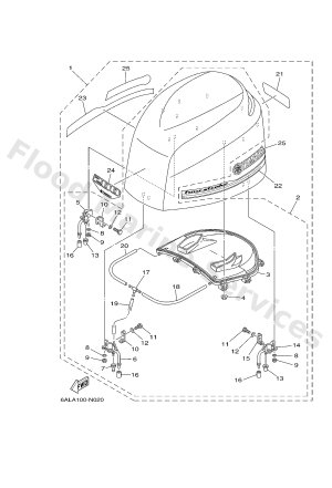 Diagram for TOP COWLING