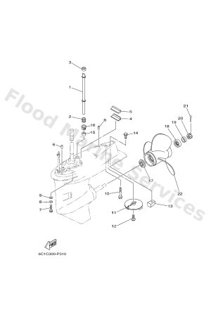 Diagram for LOWER CASING & DRIVE 2