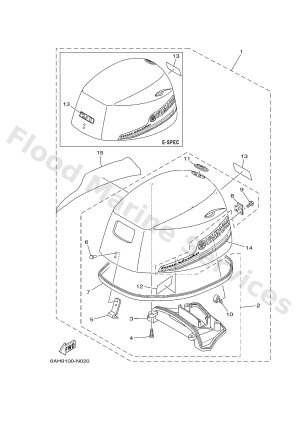 Diagram for TOP COWLING
