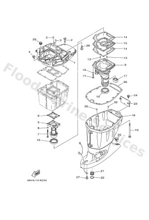 Diagram for UPPER CASING