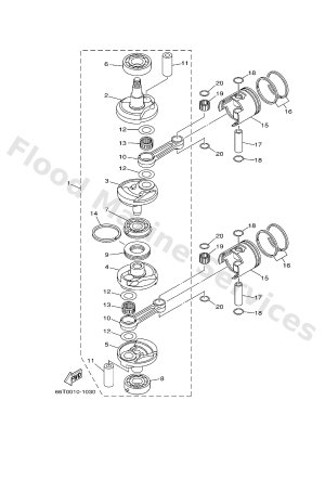 Diagram for CRANKSHAFT & PISTON