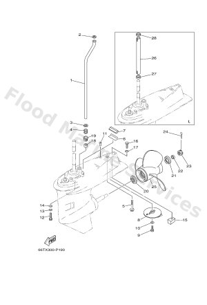 Diagram for LOWER CASING & DRIVE 2