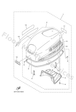 Diagram for TOP COWLING