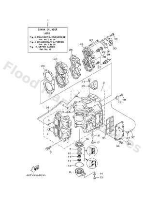 Diagram for CYLINDER & CRANKCASE