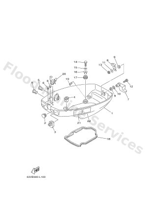 Diagram for BOTTOM COWLING