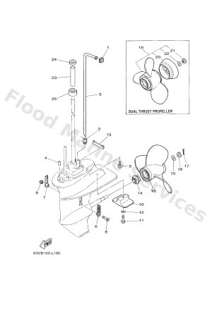 Diagram for LOWER CASING & DRIVE 2