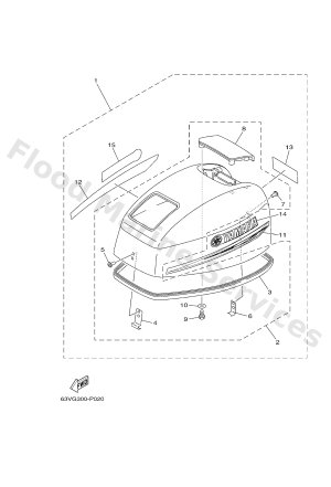 Diagram for TOP COWLING