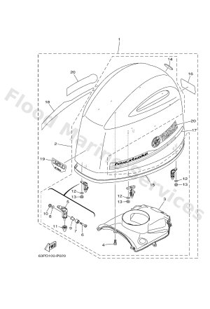Diagram for TOP COWLING