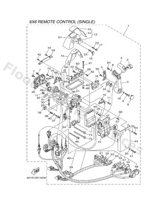Diagram for DBW REMOTE CONTROL 1 (SINGLE)