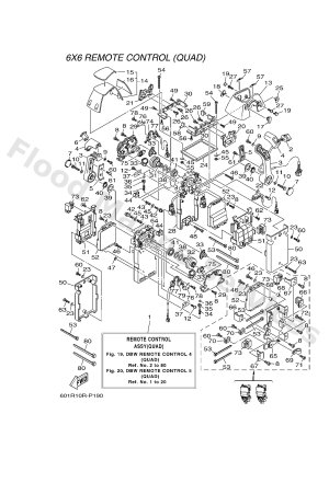 Diagram for DBW REMOTE CONTROL 4 (QUAD)