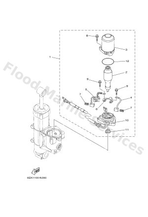 Diagram for POWER TRIM & TILT ASSY 2