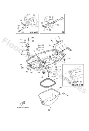Diagram for BOTTOM COWLING