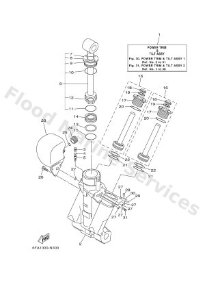 Diagram for POWER TRIM & TILT ASSY 1