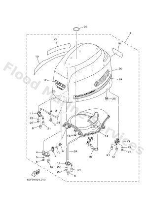 Diagram for TOP COWLING