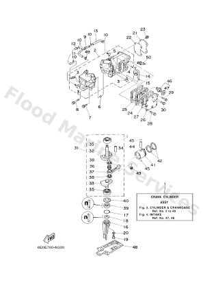 Diagram for CYLINDER & CRANKCASE