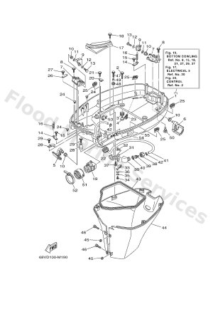 Diagram for BOTTOM COWLING