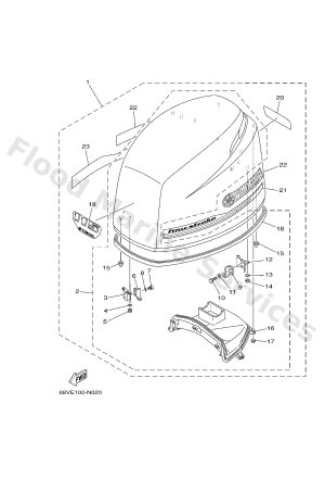Diagram for TOP COWLING
