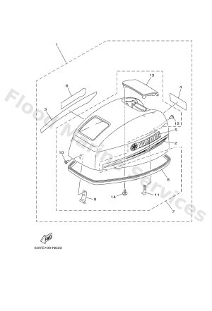 Diagram for TOP COWLING