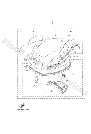 Diagram for TOP COWLING