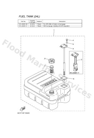 Diagram for FUEL TANK 2