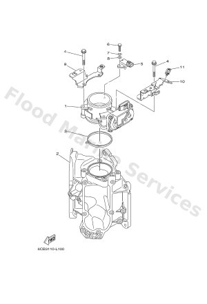 Diagram for THROTTLE BODY ASSY 1