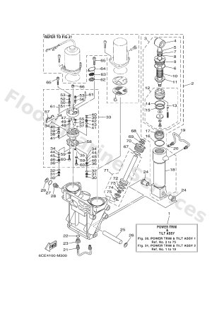 Diagram for POWER TRIM & TILT ASSY 1