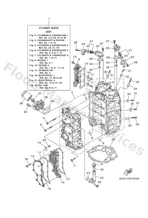 Diagram for CYLINDER & CRANKCASE 1