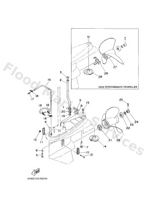 Diagram for LOWER CASING & DRIVE 2