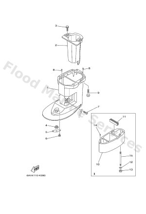 Diagram for UPPER CASING