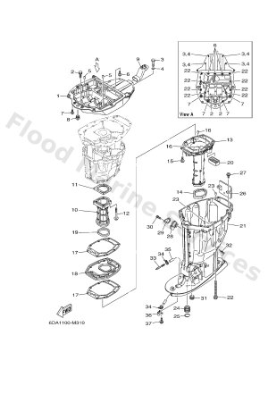 Diagram for UPPER CASING