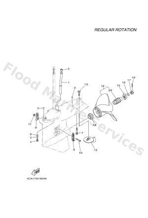 Diagram for LOWER CASING & DRIVE 2