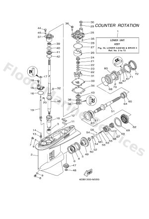 Diagram for LOWER CASING & DRIVE 3