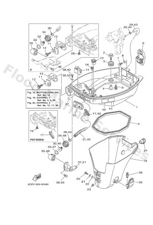 Diagram for BOTTOM COWLING
