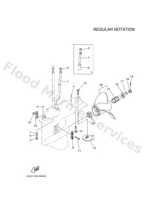 Diagram for LOWER CASING & DRIVE 2