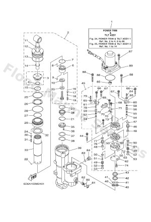 Diagram for POWER TRIM & TILT ASSY 1