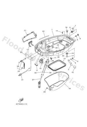 Diagram for BOTTOM COWLING