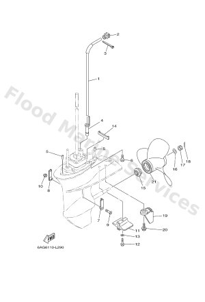 Diagram for LOWER CASING & DRIVE 2