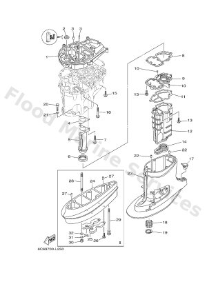 Diagram for UPPER CASING