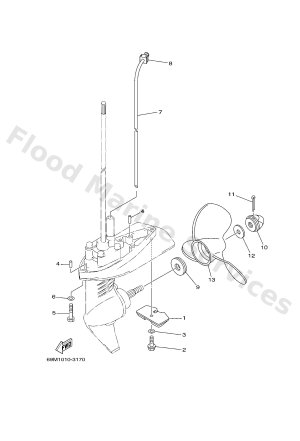 Diagram for LOWER CASING & DRIVE 2