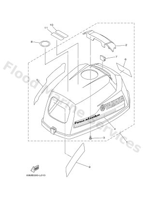 Diagram for TOP COWLING