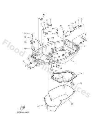 Diagram for BOTTOM COWLING