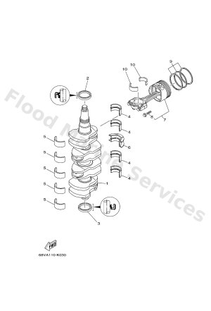Diagram for CRANKSHAFT & PISTON