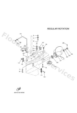 Diagram for LOWER CASING & DRIVE 2
