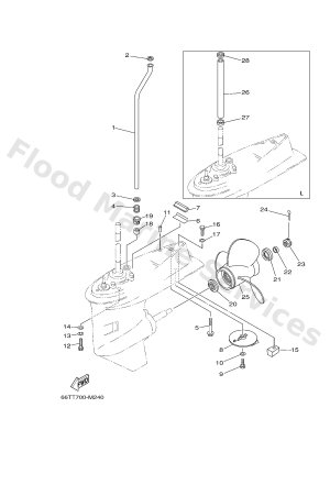 Diagram for LOWER CASING & DRIVE 2