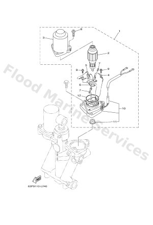 Diagram for POWER TRIM & TILT ASSY 2