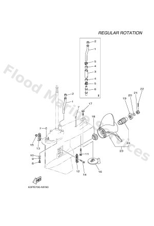 Diagram for LOWER CASING & DRIVE 2