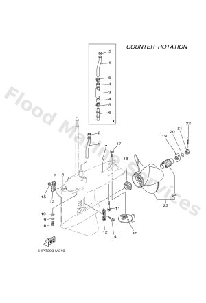 Diagram for LOWER CASING & DRIVE 4