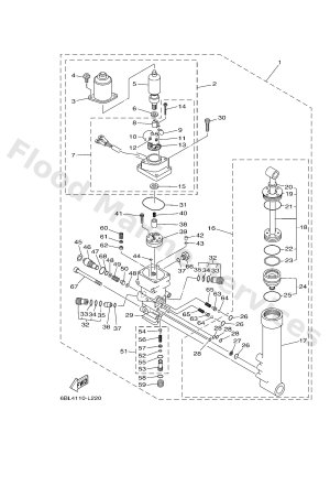 Diagram for POWER TRIM & TILT ASSY
