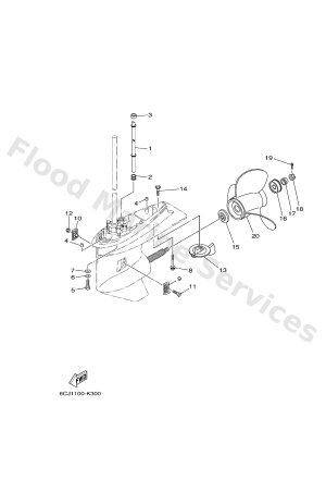 Diagram for LOWER CASING & DRIVE 2